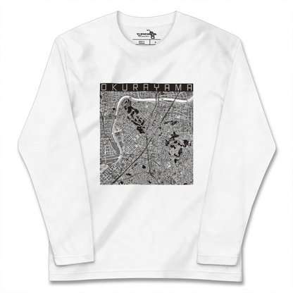【大倉山（神奈川県）】地図柄ロングスリーブTシャツ