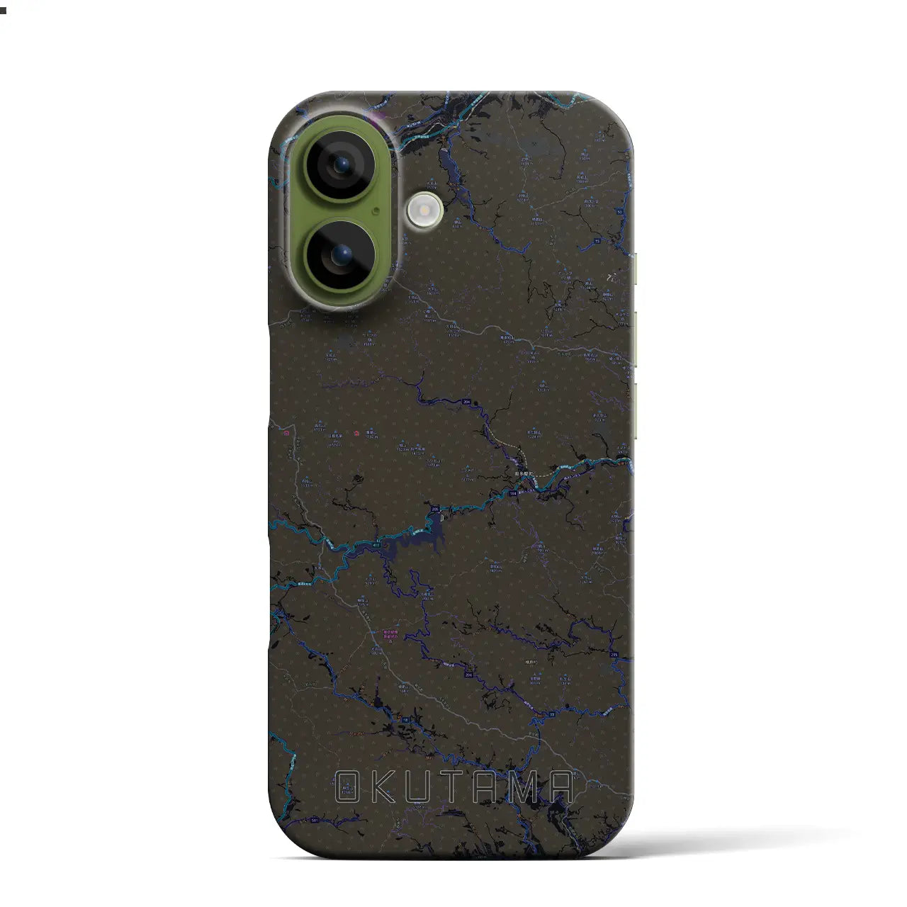 【奥多摩（東京都）】地図柄iPhoneケース（バックカバータイプ）