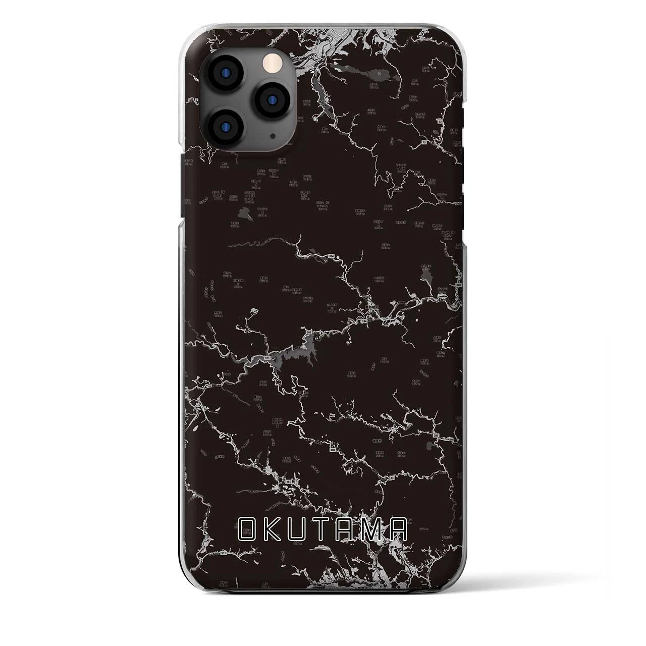 【奥多摩（東京都）】地図柄iPhoneケース（クリアタイプ）