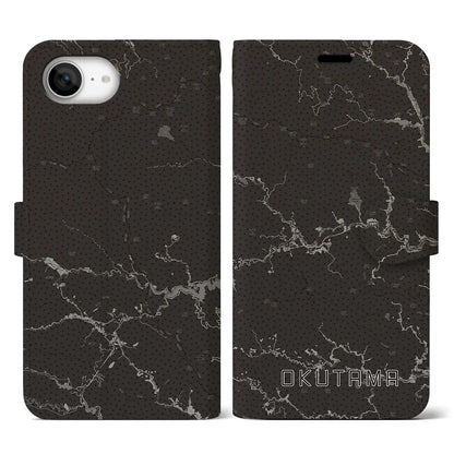 【奥多摩（東京都）】地図柄iPhoneケース（手帳タイプ）