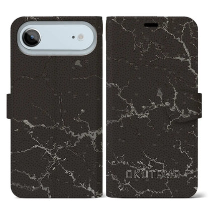 【奥多摩（東京都）】地図柄iPhoneケース（手帳タイプ）