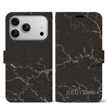 【奥多摩（東京都）】地図柄iPhoneケース（手帳タイプ）