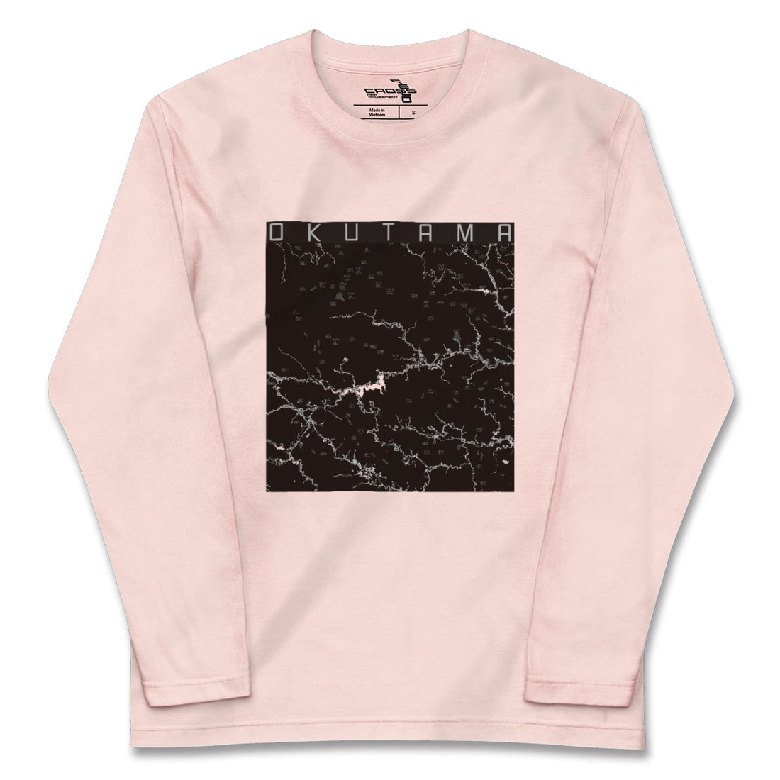 【奥多摩(東京都)】地図柄ロングスリーブTシャツ