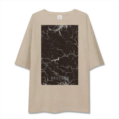 【奥多摩（東京都）】地図柄ビッグシルエットTシャツ