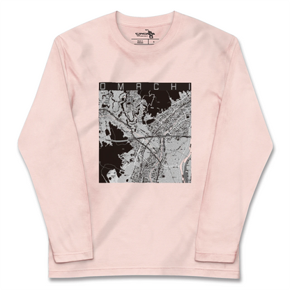 【大町（広島県）（広島県）】地図柄ロングスリーブTシャツ
