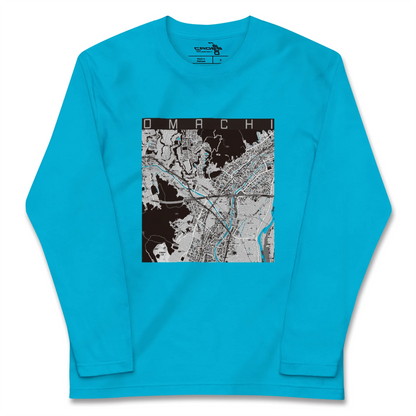 【大町（広島県）（広島県）】地図柄ロングスリーブTシャツ