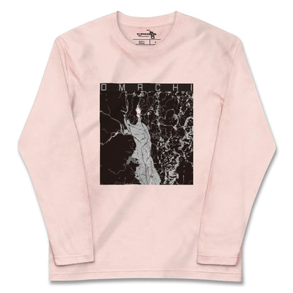 【大町（長野県）】地図柄ロングスリーブTシャツ