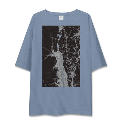 【大町（長野県）】地図柄ビッグシルエットTシャツ