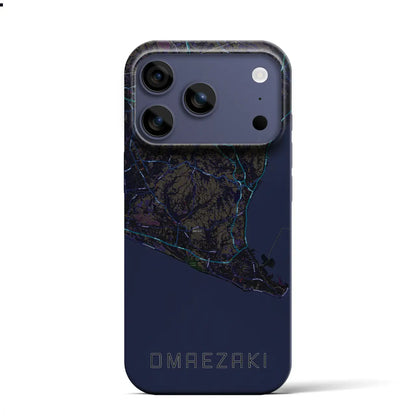 【御前崎（静岡県）】地図柄iPhoneケース（バックカバータイプ）