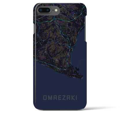 【御前崎（静岡県）】地図柄iPhoneケース（バックカバータイプ）