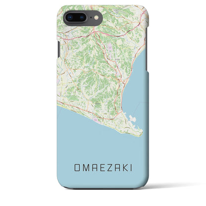 【御前崎（静岡県）】地図柄iPhoneケース（バックカバータイプ）