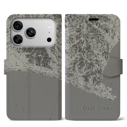 【御前崎（静岡県）】地図柄iPhoneケース（手帳タイプ）