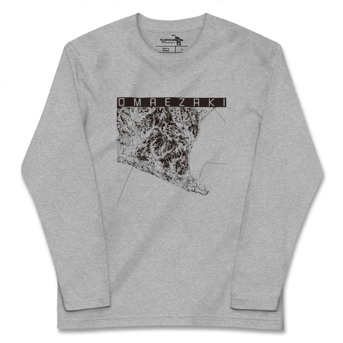 【御前崎(静岡県)】地図柄ロングスリーブTシャツ