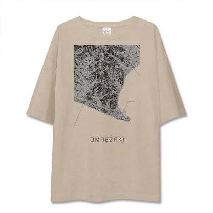 【御前崎（静岡県）】地図柄ビッグシルエットTシャツ