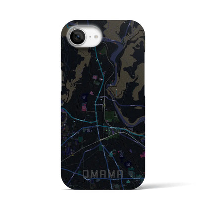 【大間々（群馬県）】地図柄iPhoneケース（バックカバータイプ）