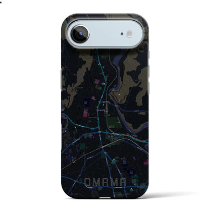 【大間々（群馬県）】地図柄iPhoneケース（バックカバータイプ）