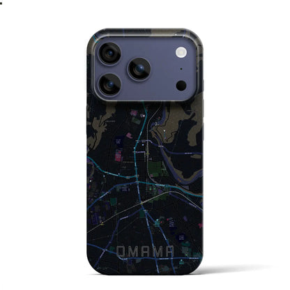 【大間々（群馬県）】地図柄iPhoneケース（バックカバータイプ）