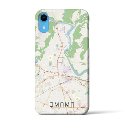 【大間々（群馬県）】地図柄iPhoneケース（バックカバータイプ）