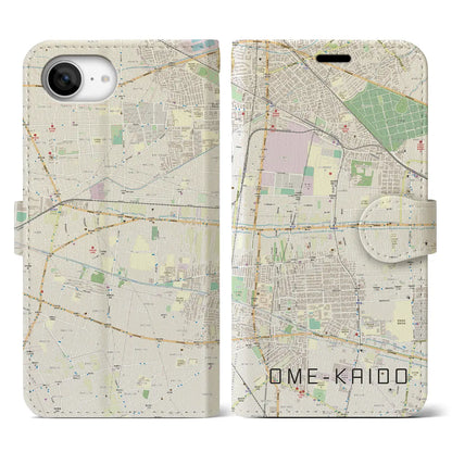 【青梅街道（東京都）】地図柄iPhoneケース（手帳タイプ）