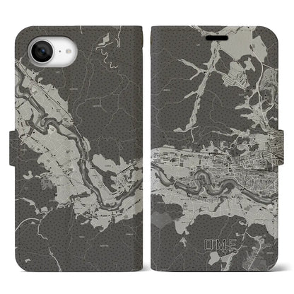 【青梅（東京都）】地図柄iPhoneケース（手帳タイプ）