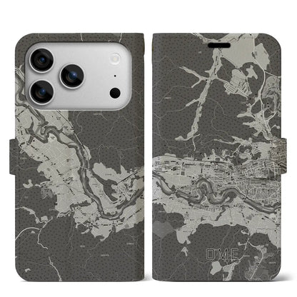 【青梅（東京都）】地図柄iPhoneケース（手帳タイプ）