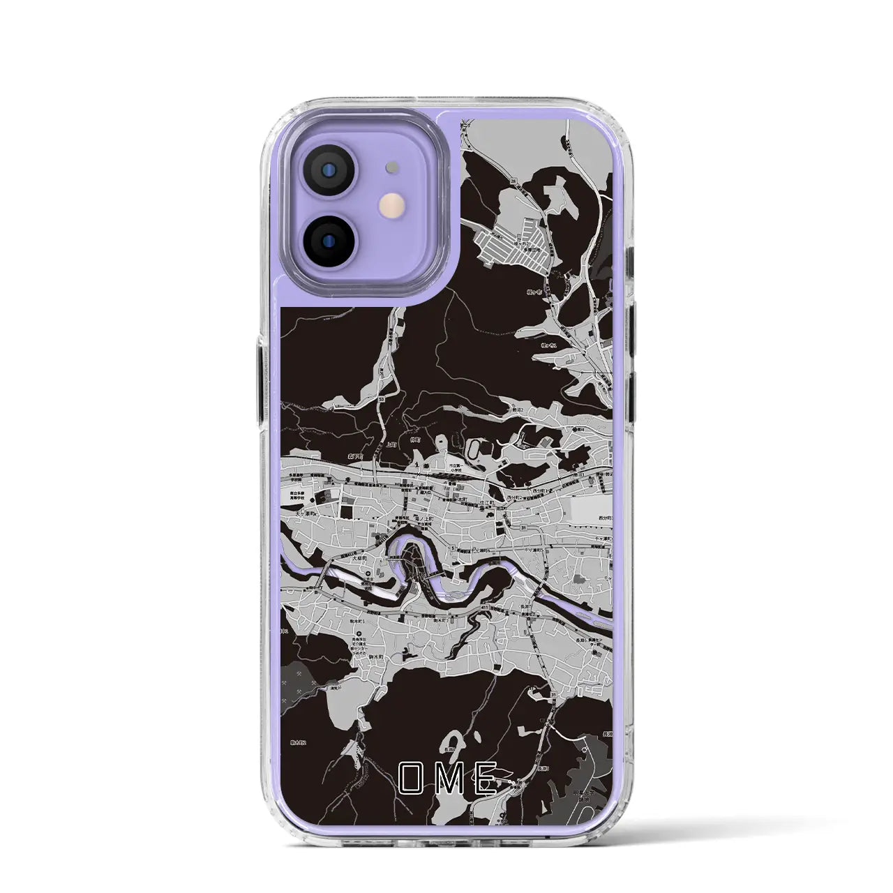【青梅（東京都）】地図柄iPhoneケース（MagSafeタイプ）