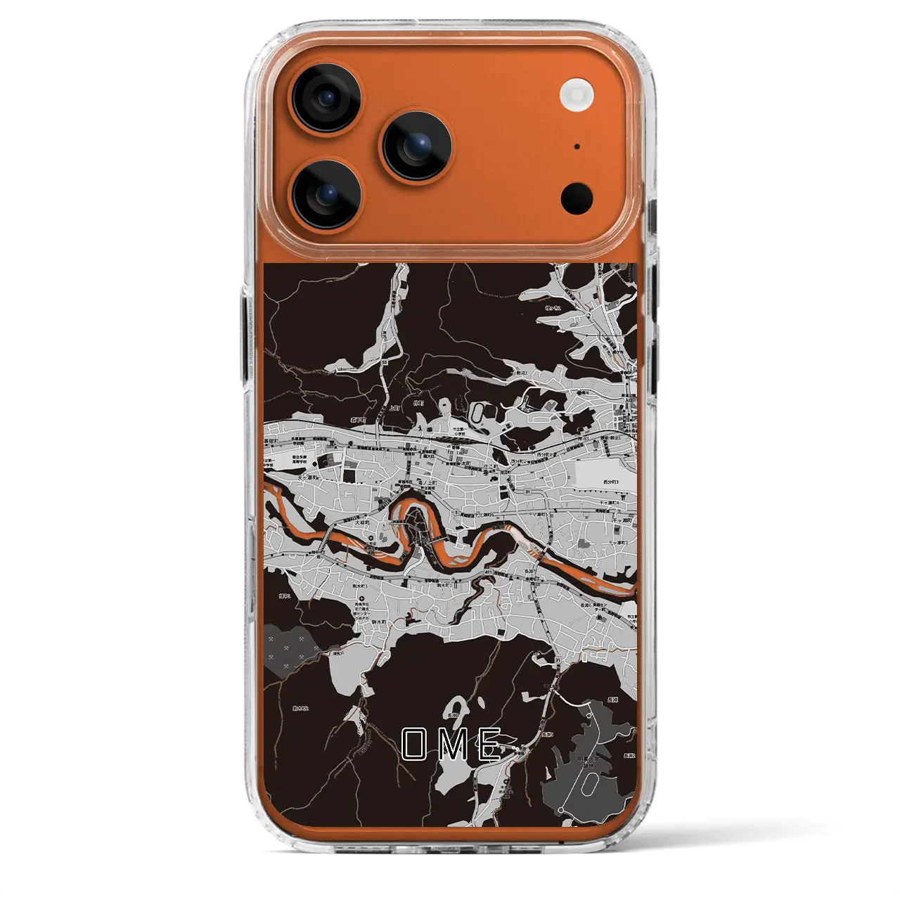 【青梅（東京都）】地図柄iPhoneケース（MagSafeタイプ）