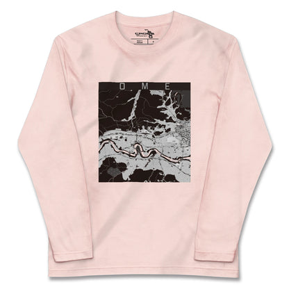 【青梅（東京都）】地図柄ロングスリーブTシャツ