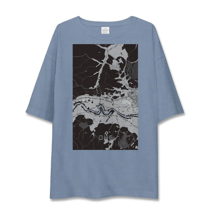 【青梅（東京都）】地図柄ビッグシルエットTシャツ