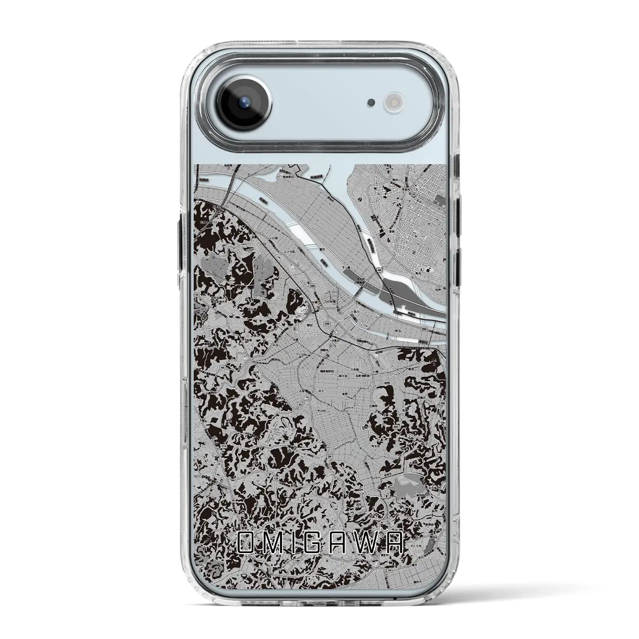 【小見川（千葉県）】地図柄iPhoneケース（MagSafeタイプ）