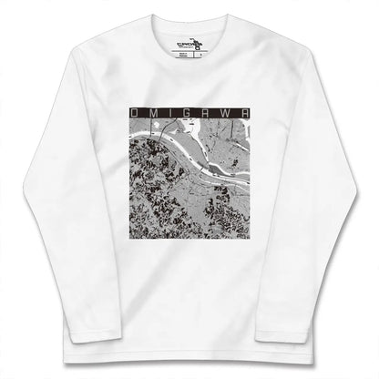 【小見川（千葉県）】地図柄ロングスリーブTシャツ