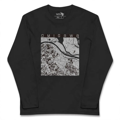 【小見川（千葉県）】地図柄ロングスリーブTシャツ