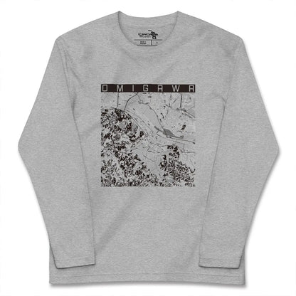 【小見川（千葉県）】地図柄ロングスリーブTシャツ