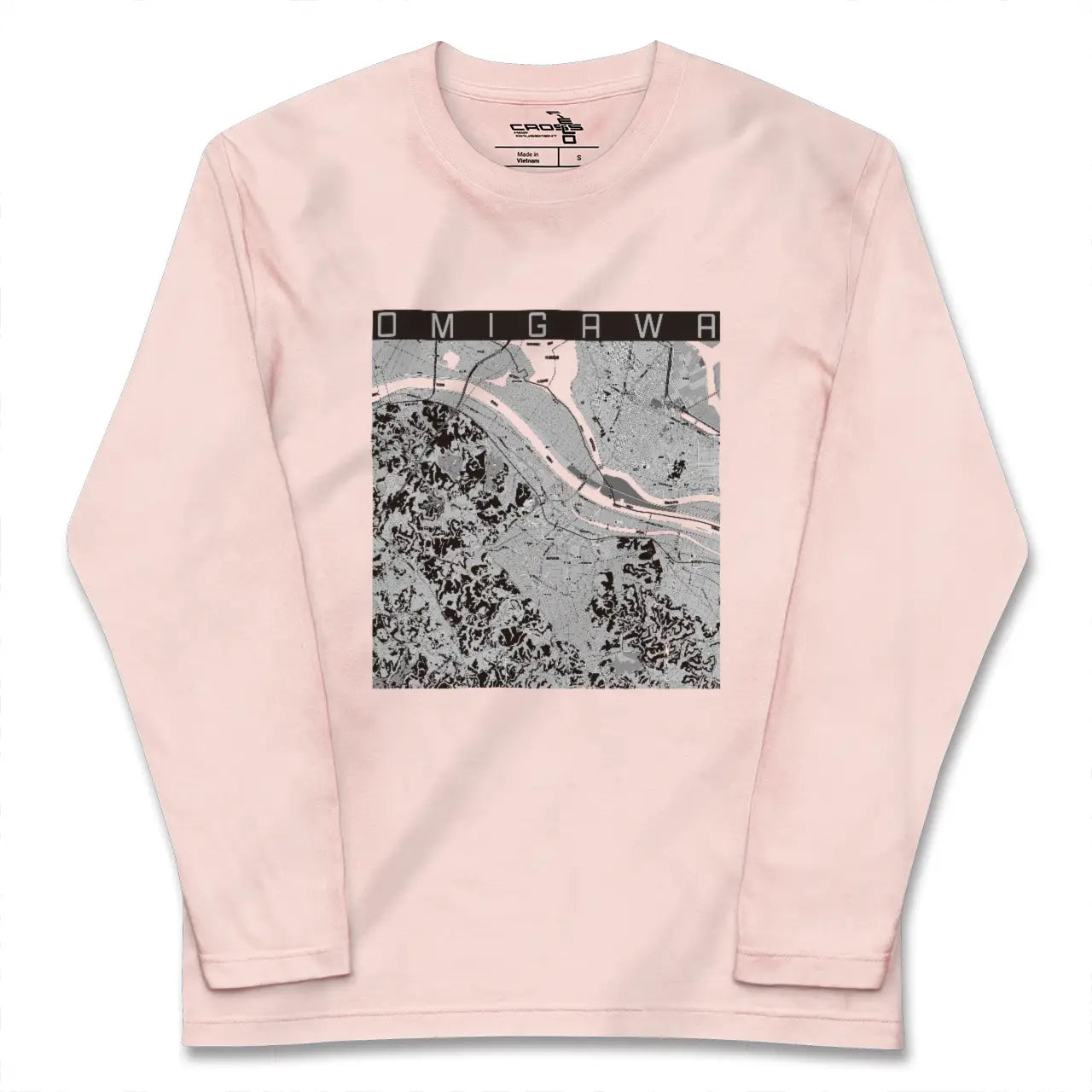 【小見川（千葉県）】地図柄ロングスリーブTシャツ