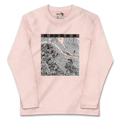 【小見川（千葉県）】地図柄ロングスリーブTシャツ