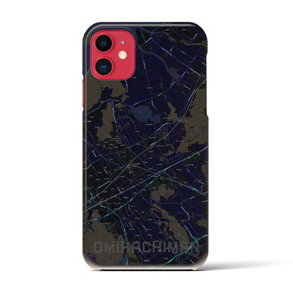 【近江八幡2（滋賀県）】地図柄iPhoneケース（バックカバータイプ）