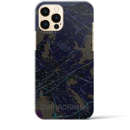 【近江八幡2（滋賀県）】地図柄iPhoneケース（バックカバータイプ）