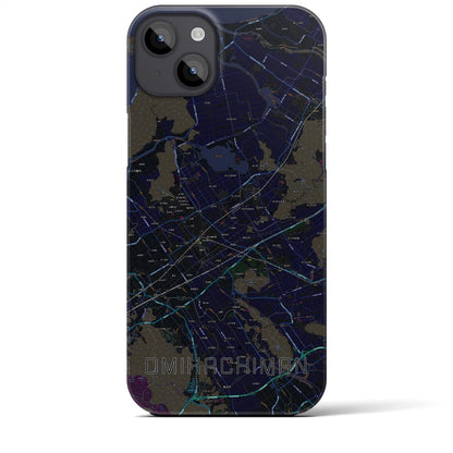 【近江八幡2（滋賀県）】地図柄iPhoneケース（バックカバータイプ）