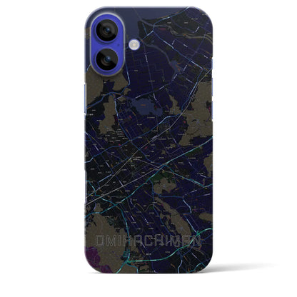 【近江八幡2（滋賀県）】地図柄iPhoneケース（バックカバータイプ）