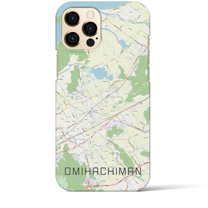 【近江八幡2（滋賀県）】地図柄iPhoneケース（バックカバータイプ）