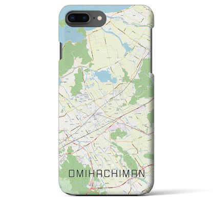 【近江八幡2（滋賀県）】地図柄iPhoneケース（バックカバータイプ）