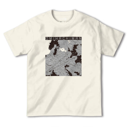【近江八幡2（滋賀県）】地図柄ヘビーウェイトTシャツ
