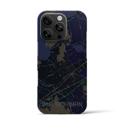 【近江八幡（滋賀県）】地図柄iPhoneケース（バックカバータイプ）