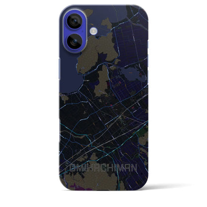 【近江八幡（滋賀県）】地図柄iPhoneケース（バックカバータイプ）