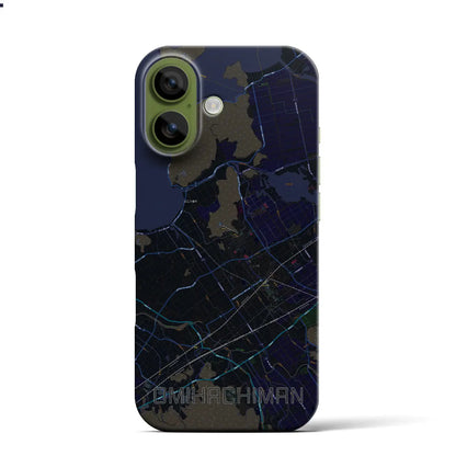 【近江八幡（滋賀県）】地図柄iPhoneケース（バックカバータイプ）