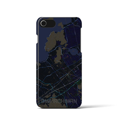 【近江八幡（滋賀県）】地図柄iPhoneケース（バックカバータイプ）