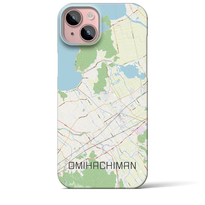 【近江八幡（滋賀県）】地図柄iPhoneケース（バックカバータイプ）