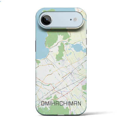 【近江八幡（滋賀県）】地図柄iPhoneケース（バックカバータイプ）