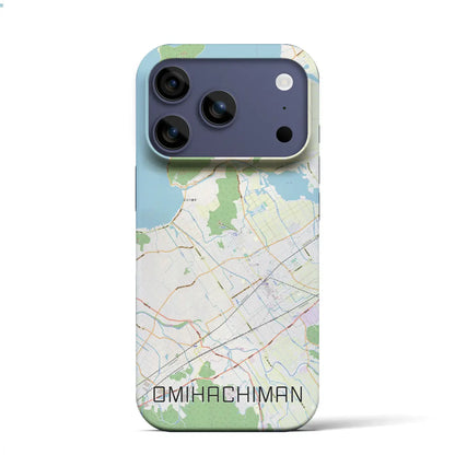 【近江八幡（滋賀県）】地図柄iPhoneケース（バックカバータイプ）