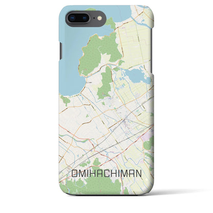 【近江八幡（滋賀県）】地図柄iPhoneケース（バックカバータイプ）